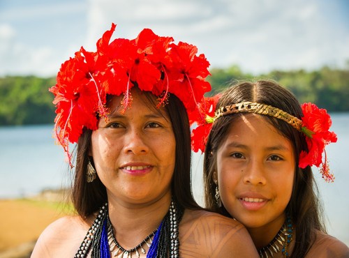 VISITING AN EMBERA INDIGENOUS VILLAGE IN PANAMA
