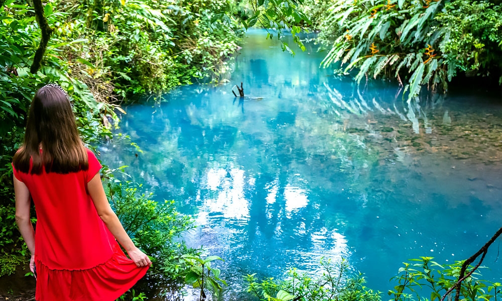 A view of Rio Celeste