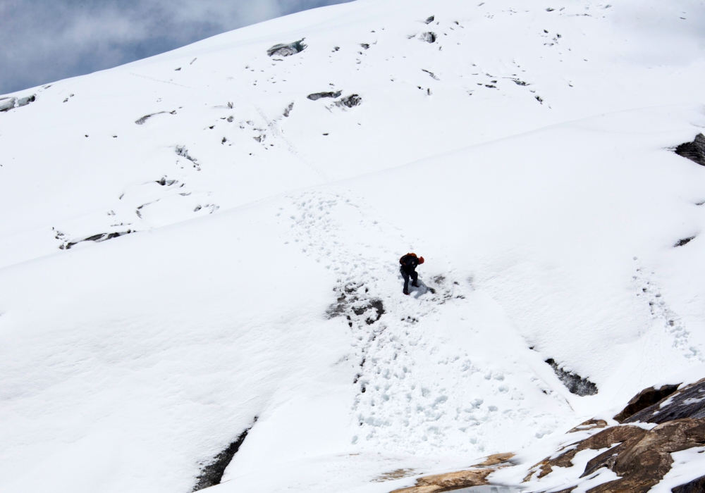 Day 08 - High camp – Summit Nevado Alpamayo 5947 m – Base camp