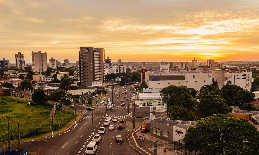 Foz do Iguazu Panoramic view of the city