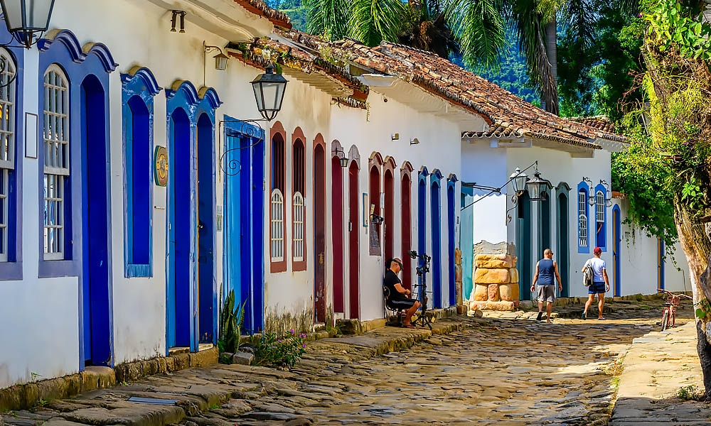 Paraty - Historic center street