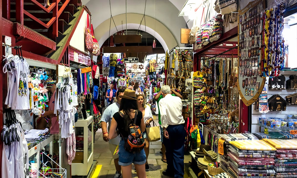 Salvador Bahia Shops selling souvenirs and typical products