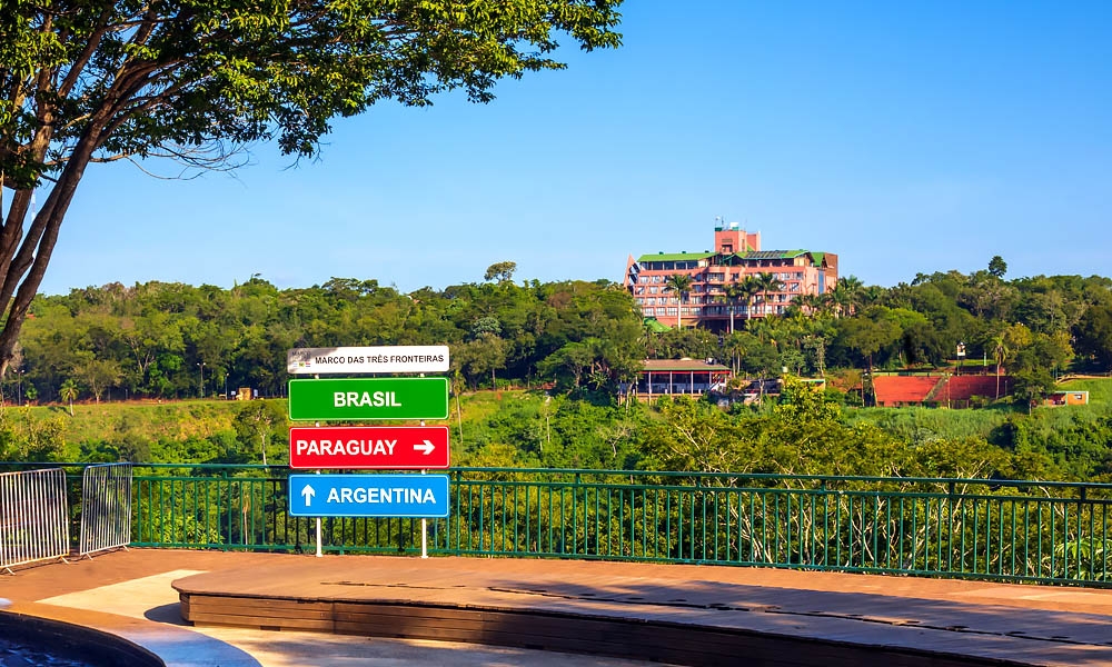 Three Borders - Brazil, Paraguay and Argentina