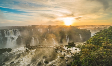 Visit the Devil's Throat waterfall